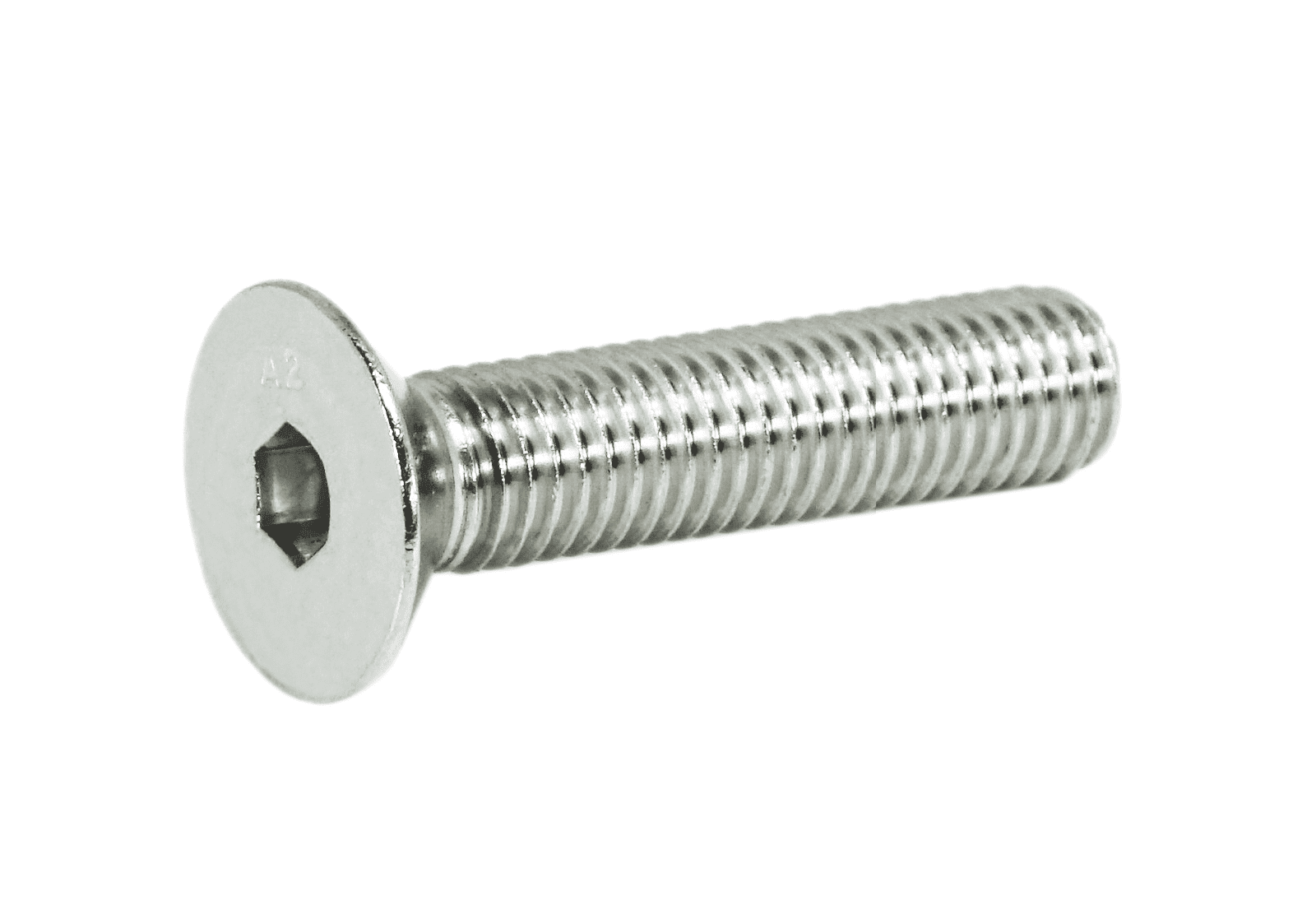 ZSPEC M10-1.5x45mm Flat-Head FHSC Fasteners, Stainless, Per Each - ZSPEC Design LLC - Hardware Fasteners - Dress Up Bolt, FHSC, m10, Stainless - zspecdesign.com