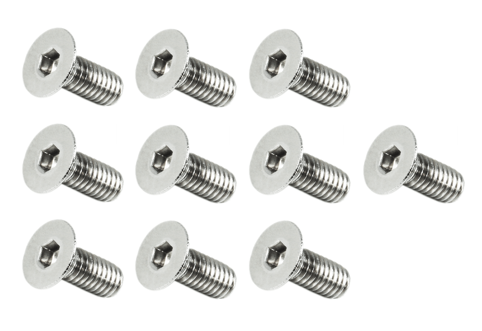 ZSPEC M4-0.7x10mm Fasteners, FHSC, Stainless Steel SUS304, 10-Pack - ZSPEC Design LLC - Hardware Fasteners - 10-pack, Dress Up Bolt, FHSC, m4, Stainless - zspecdesign.com