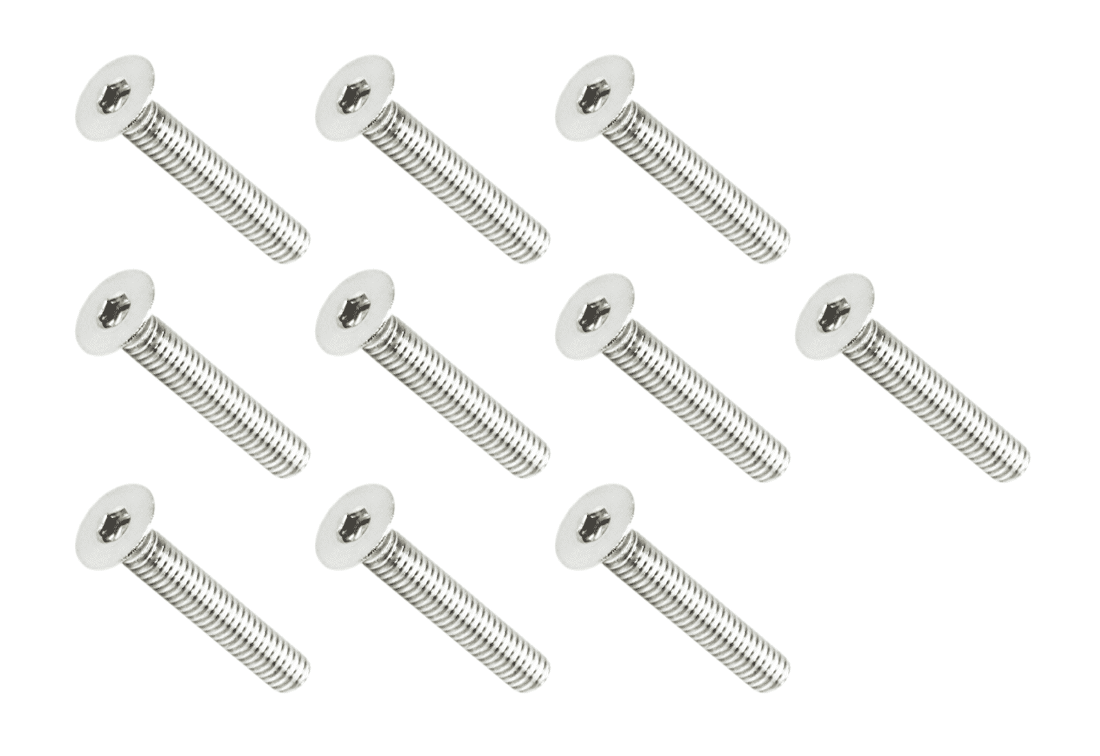 ZSPEC M4-0.7x25mm Fasteners, FHSC, Stainless Steel SUS304, 10-Pack - ZSPEC Design LLC - Hardware Fasteners - 10-pack, Dress Up Bolt, FHSC, m4, Stainless - zspecdesign.com