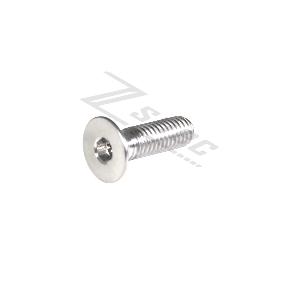ZSPEC M6-1.0x20mm Flat-Head FHSC Fastener/Bolt, Titanium Grade-5, Per Each - ZSPEC Design LLC - Hardware Fasteners - Dress Up Bolt, fhsc, m6, per each, titanium - zspecdesign.com
