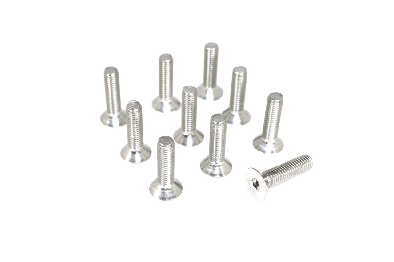 ZSPEC M6-1.0x30mm Flat-Head FHSC Fasteners, Stainless, 10-Pack - ZSPEC Design LLC - Hardware Fasteners - 10-pack, fhsc, m6, stainless - zspecdesign.com