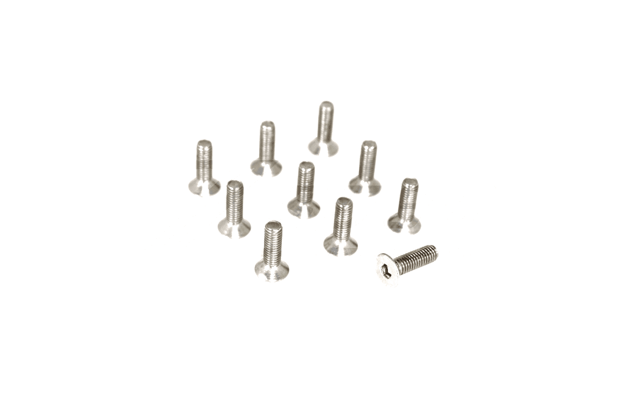 ZSPEC M3-0.5x10mm Fasteners, FHSC, Stainless SUS304, 10-Pack - ZSPEC Design LLC - Hardware Fasteners - 10-pack, Dress Up Bolt, Fastener, FHSC, M3, Stainless - zspecdesign.com