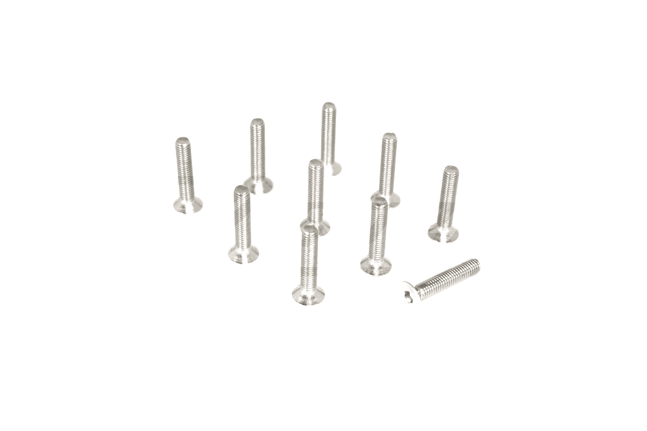 ZSPEC M3-0.5x14mm Fasteners, FHSC, Stainless SUS304, 10-Pack - ZSPEC Design LLC - Hardware Fasteners - 10-pack, Dress Up Bolt, FHSC, M3, Stainless - zspecdesign.com