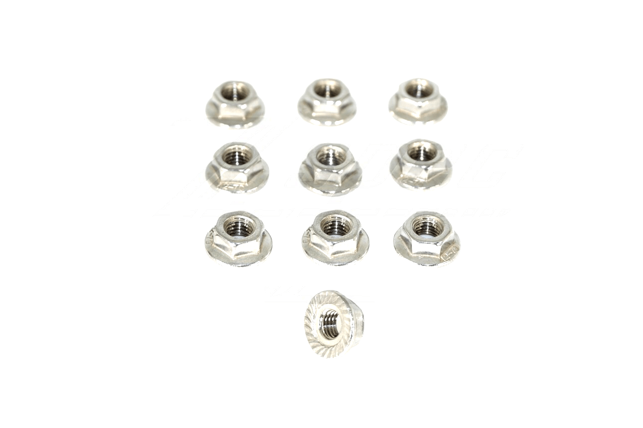 ZSPEC M5 Metric Flare Nuts, SUS304 Stainless Steel, 10-Pack - ZSPEC Design LLC - Hardware Fasteners - 10-pack, flare nut, m5, stainless - zspecdesign.com