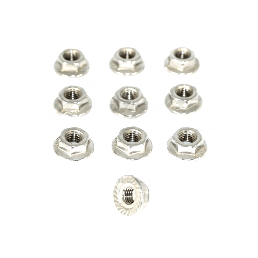 ZSPEC M5 Metric Flare Nuts, SUS304 Stainless Steel, 10-Pack - ZSPEC Design LLC - Hardware Fasteners - 10-pack, flare nut, m5, stainless - zspecdesign.com