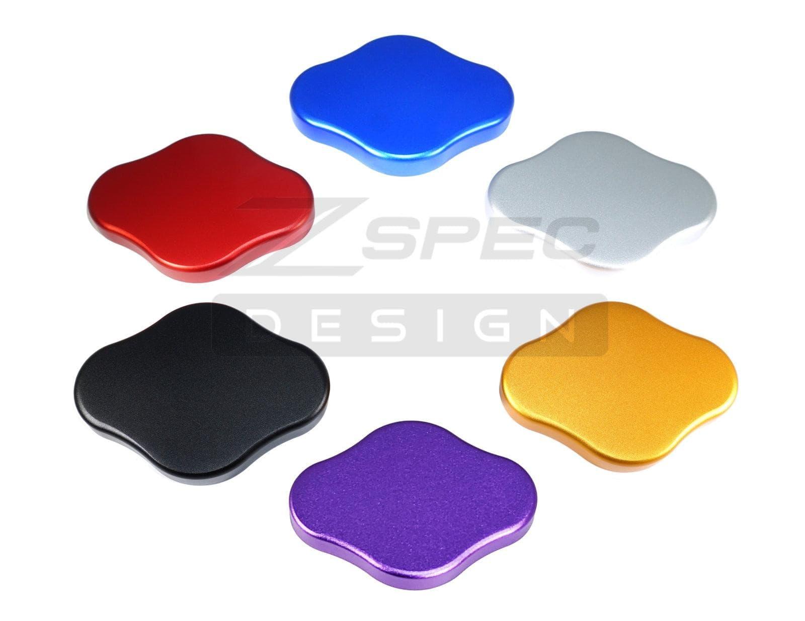 ZSPEC Billet Radiator Cap Cover for Subaru WRX STI '02-07 Billet Engine Bay Dress Up Bolts Hardware Performance Accessory Red Black Gold Purple Silver Blue