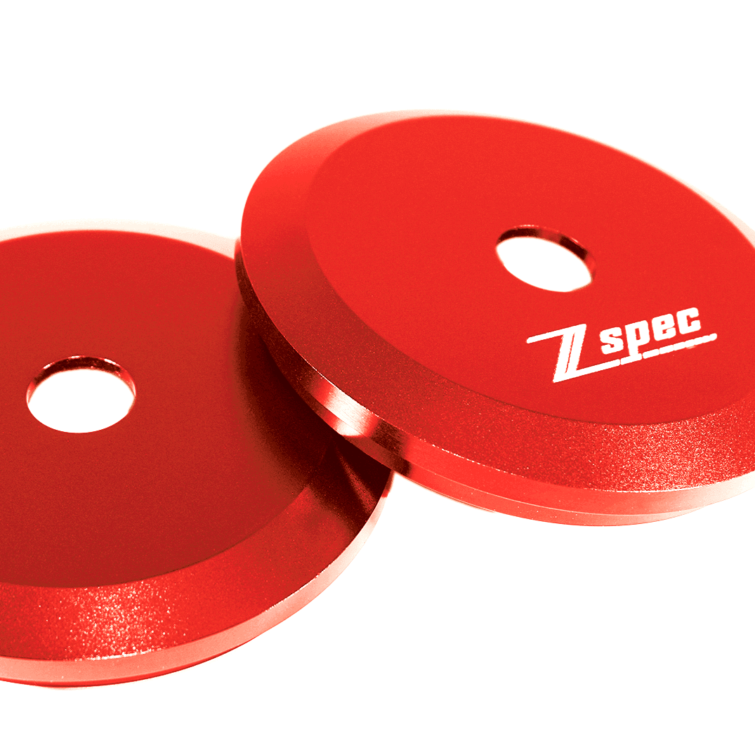 ZSPEC Billet Shock Tower Covers for BMW 5-Series E39 '95-04 - ZSPEC Design LLC - Hardware Fasteners - 5-series, accessory, bmw, cap, e39, shock - zspecdesign.com