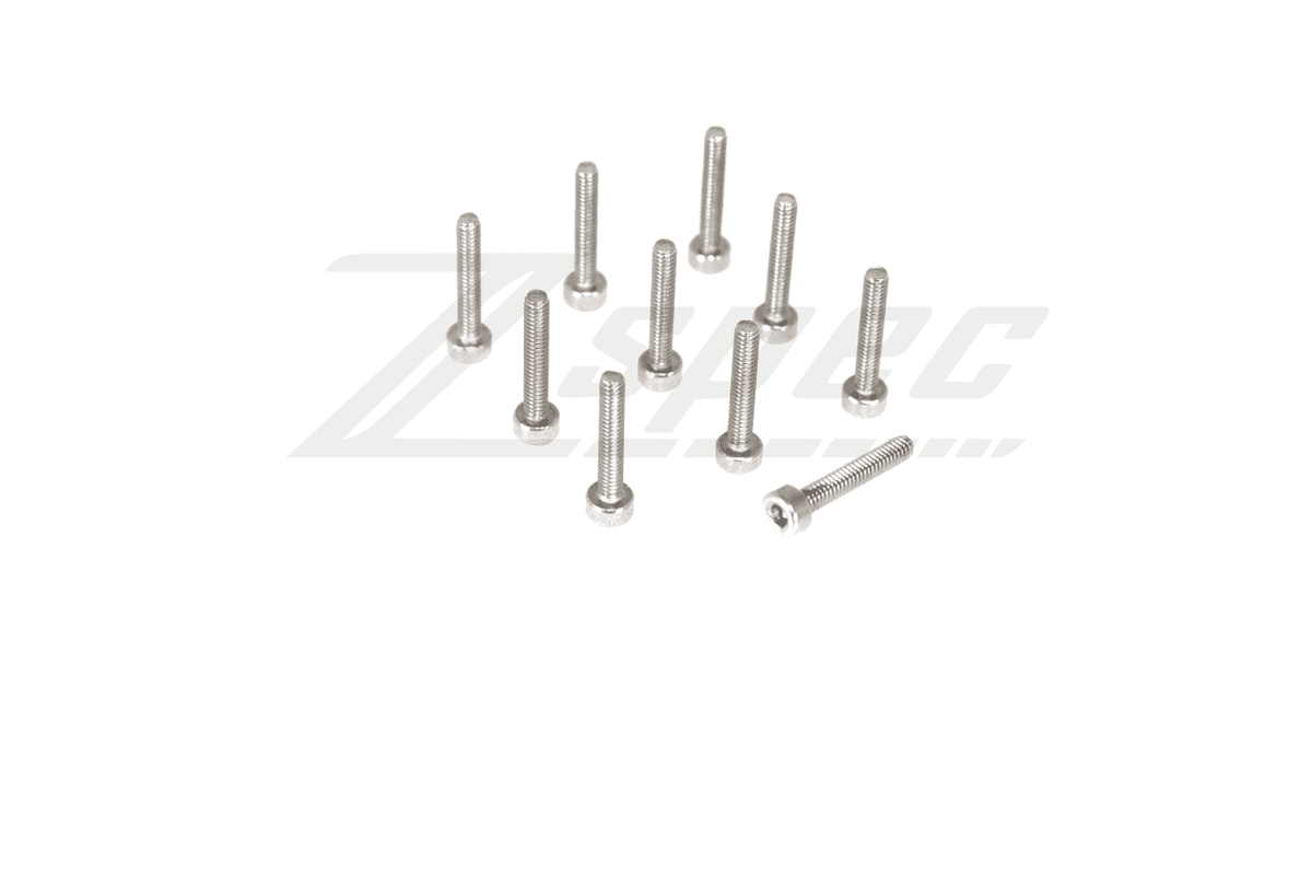 ZSPEC Dress Up Bolts® M2-0.4x12mm Fastenesr, SHSC, Stainless SUS304, 10-Pack hobby hardware radio control stainless model rc cars trucks airplanes computer