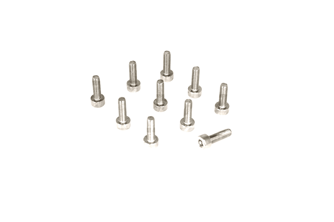 M3-0.5x10mm Fasteners, SHSC, Stainless SUS304, 10-Pack Dress Up Bolt Stainless Steel SUS304 Silver Socket Cap Head FHSC SHSC Hardware