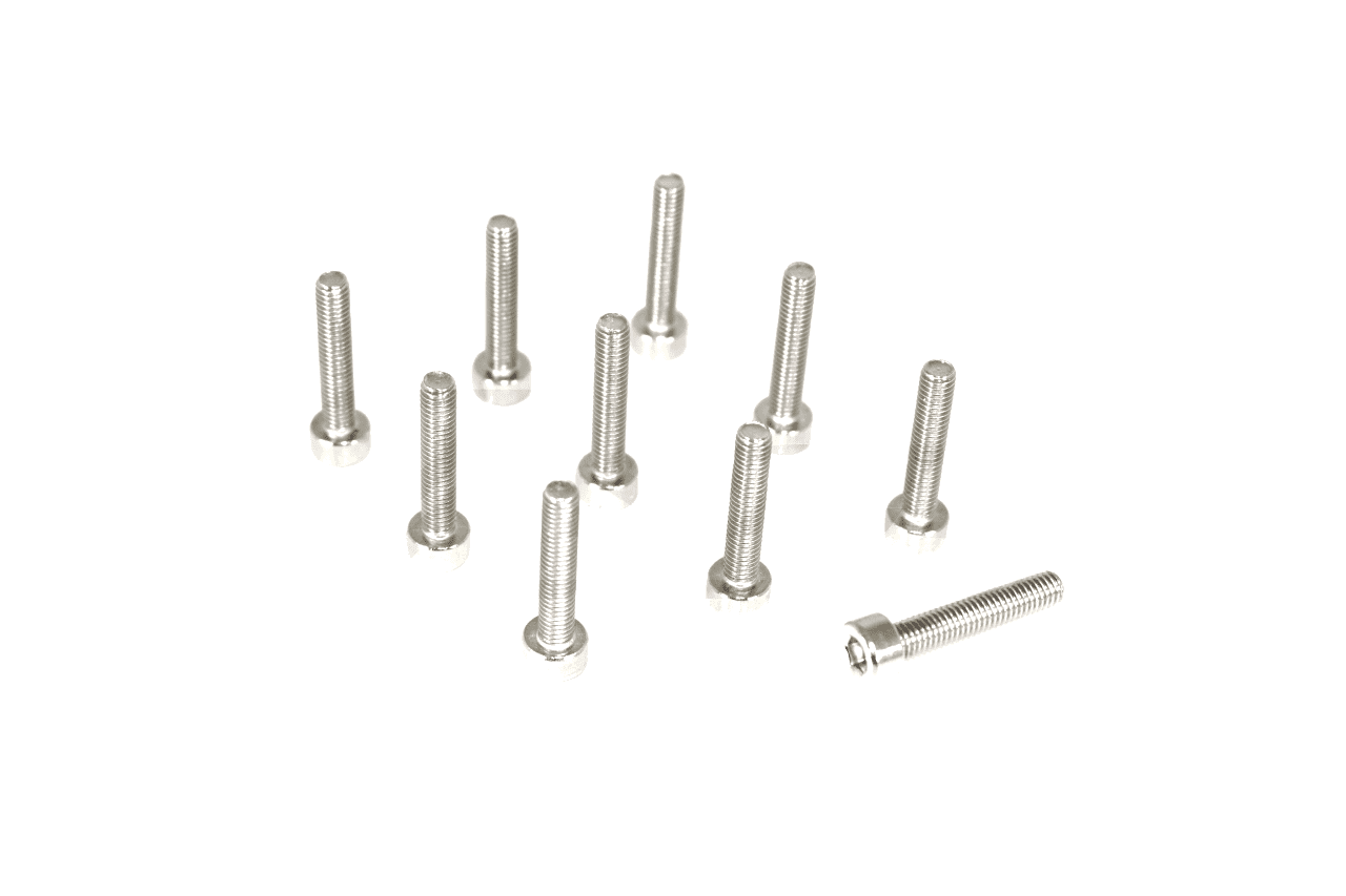 ZSPEC M3-0.5x16mm Fasteners, SHSC, Stainless SUS304, 10-Pack - ZSPEC Design LLC - Hardware Fasteners - 10-pack, Dress Up Bolt, m3, SHSC, Stainless - zspecdesign.com