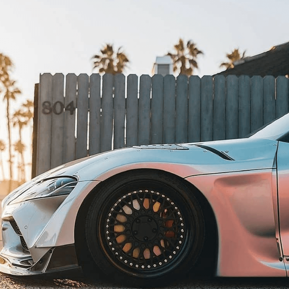 ZSPEC Low-Profile Body Kit Fastener M5x20mm Titanium & Billet Rivet  Performance Upgrade Modification Hardware Titanium Grade-5 6061 Billet Aluminum Steering Wheel Liberty Walk Rocket Bunny Clinch