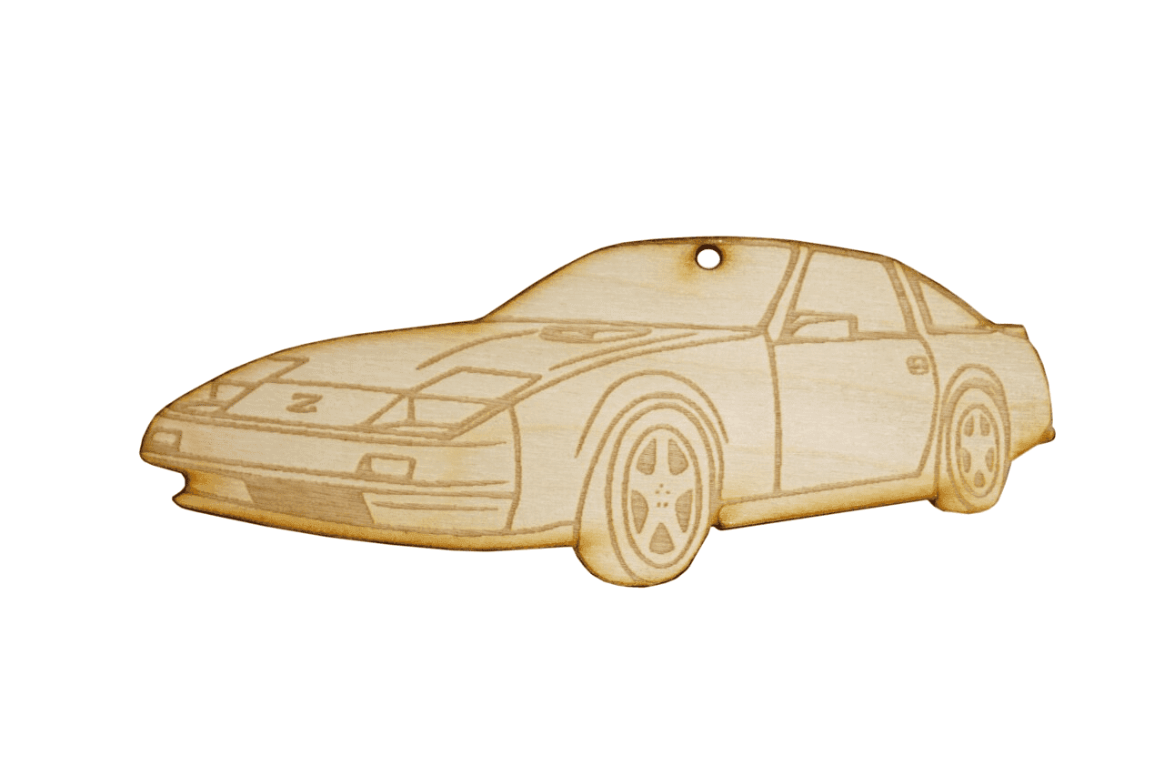 ZSPEC Laser-Engraved Wood Ornament, Style: Nissan 300zx Z31 - ZSPEC Design LLC - Holiday Ornaments - 300zx, holiday, nissan, ornament, z31 - zspecdesign.com