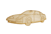 Laser-Engraved Wood Ornament, style: Nissan 300zx Z31 Gift Holiday Man Cave Garage Art Men Man Woman Car Nut Enthusiast