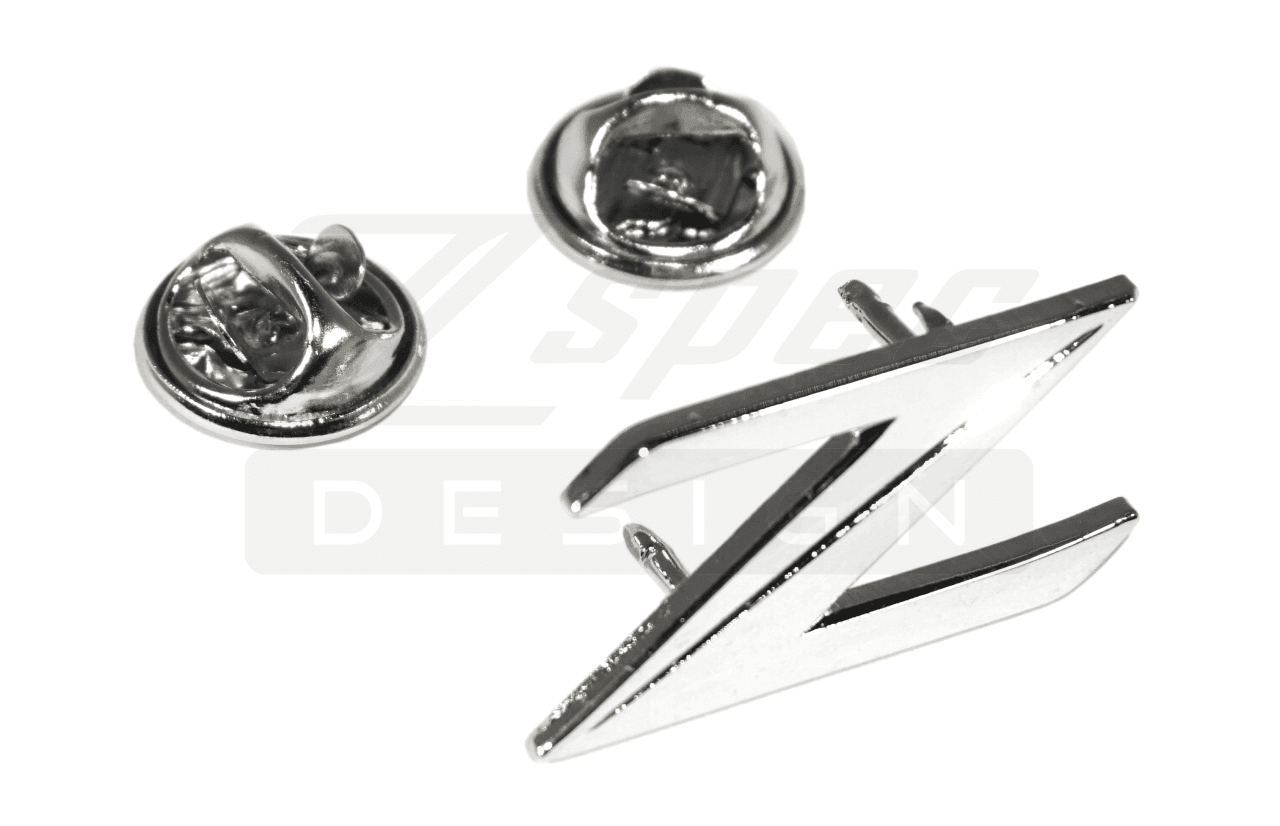 ZSPEC Lapel Pin - Nissan Z34 370z Z-Style, Chrome - ZSPEC Design LLC - Collectibles - 370z, accessory, lifestyle, nissan, nissan pin, pin, z34 - zspecdesign.com