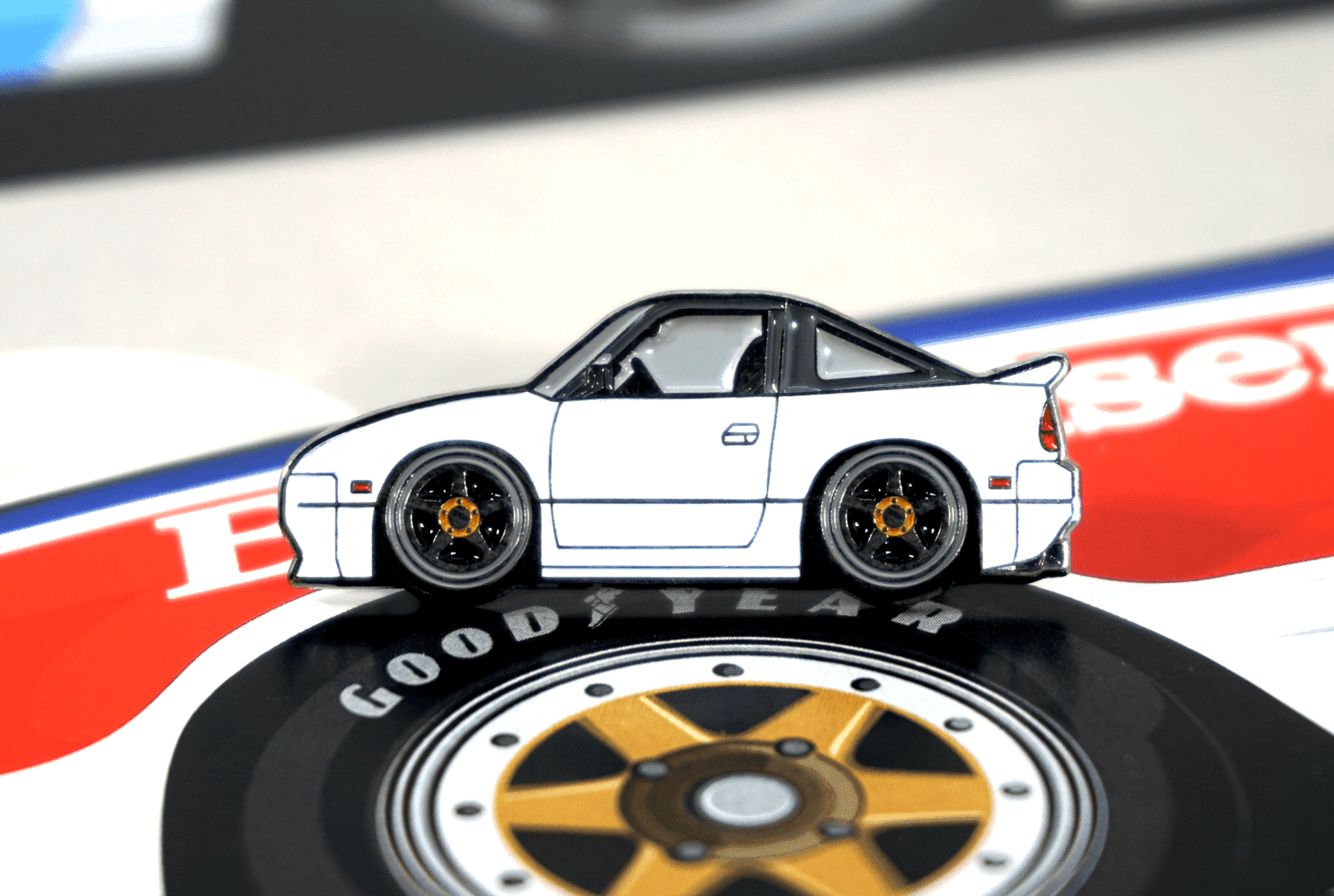 ZSPEC S-Chassis 240SX Tribute Lapel / Hat Pin Gift Holiday Man Cave Garage Art Men Man Woman Car Nut Enthusiast