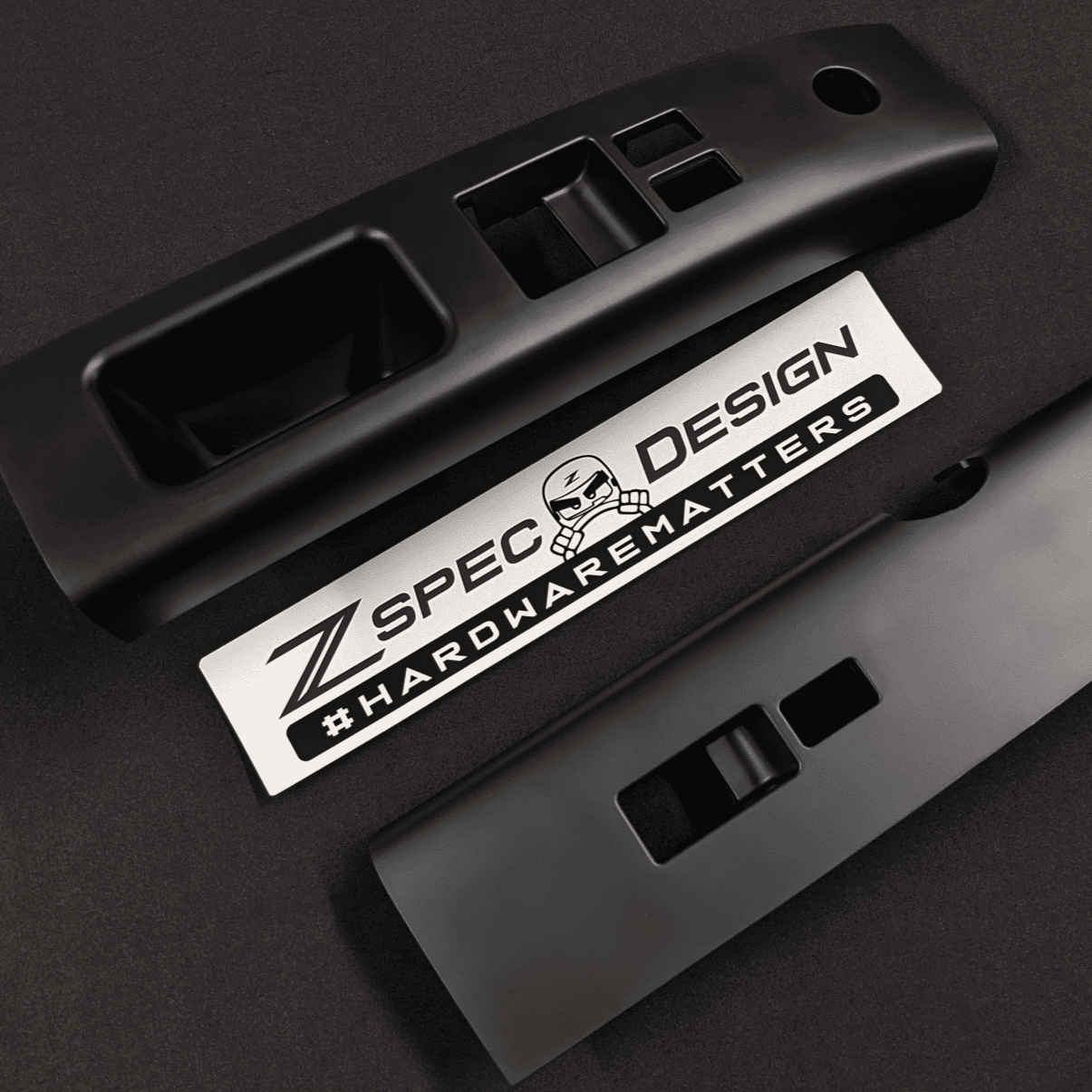 ZSPEC 350z Z33 Interior Door Window Switch Finisher Set for LHD '03-05, Black - ZSPEC Design LLC - Hardware - 350z, 350z Window Switch Finishers, door, finisher, handle, nissan, window - zspecdesign.com