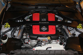 ZSPEC Strut Brace Fastener Kit for Nissan 370z, Stainless/Billet SUS 304 Dress Up Bolts Fasteners Washers Red Blue Purple Gold Burned Black