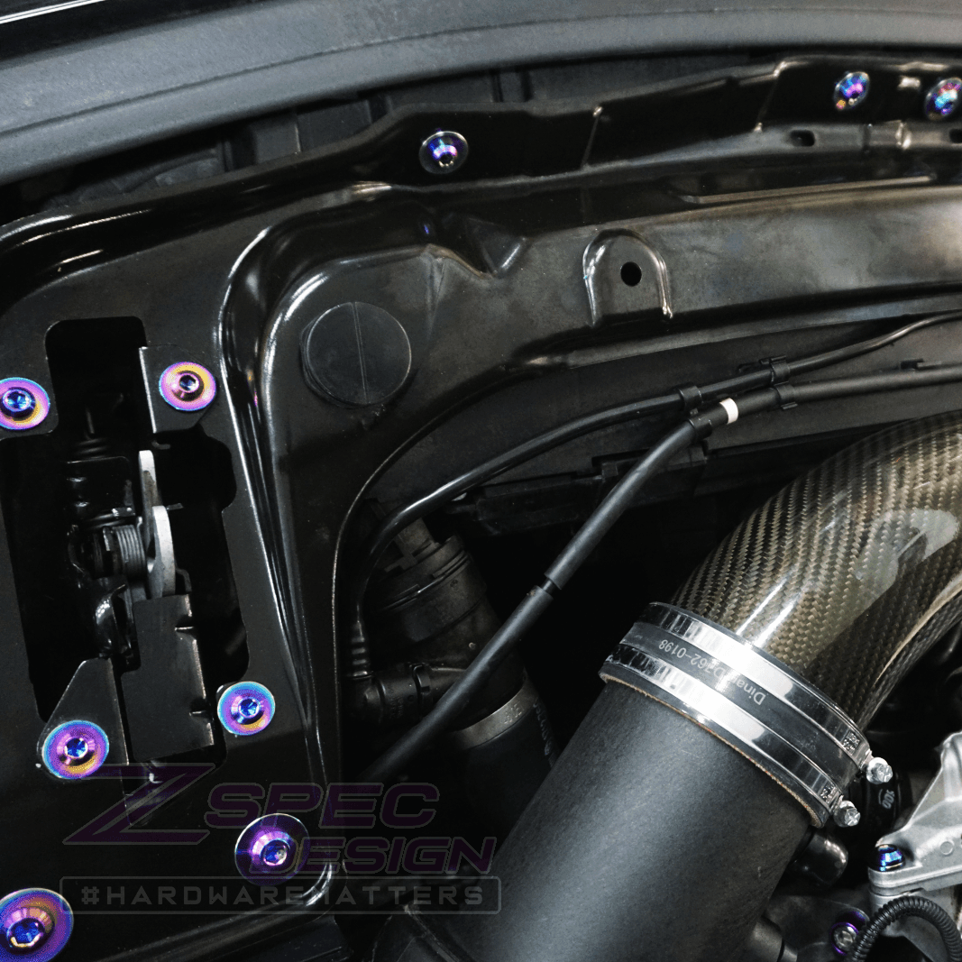 ZSPEC "Stage 2" Dress Up Bolts® Fastener Kit for '14-19 BMW 435i F32 3.0T, Titanium - ZSPEC Design LLC - Hardware Fasteners - 435i, bmw, F32, Fastener Kit, stage 2 - zspecdesign.com