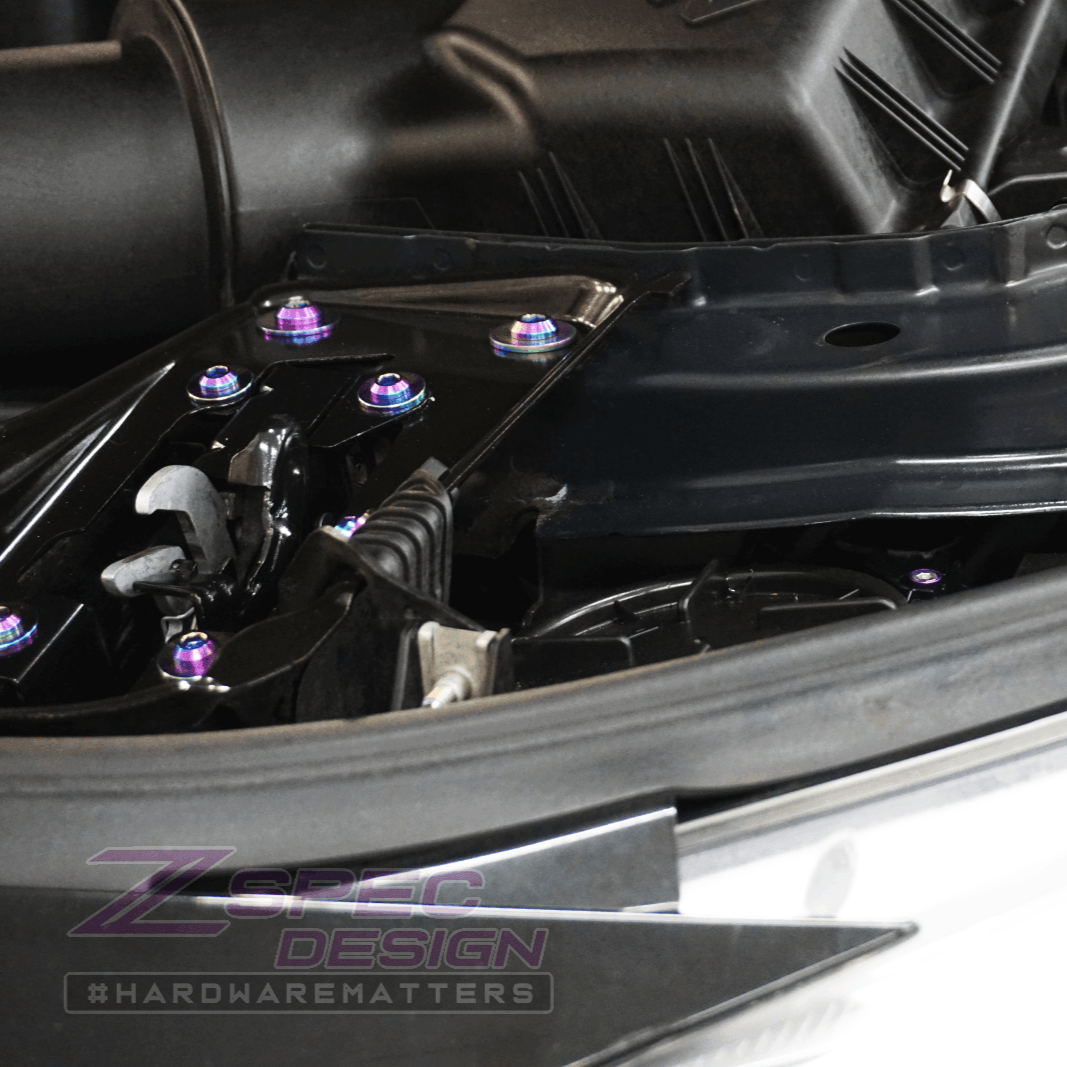 ZSPEC "Stage 2" Dress Up Bolts® Fastener Kit for '14-19 BMW 435i F32 3.0T, Titanium - ZSPEC Design LLC - Hardware Fasteners - 435i, bmw, F32, Fastener Kit, stage 2 - zspecdesign.com