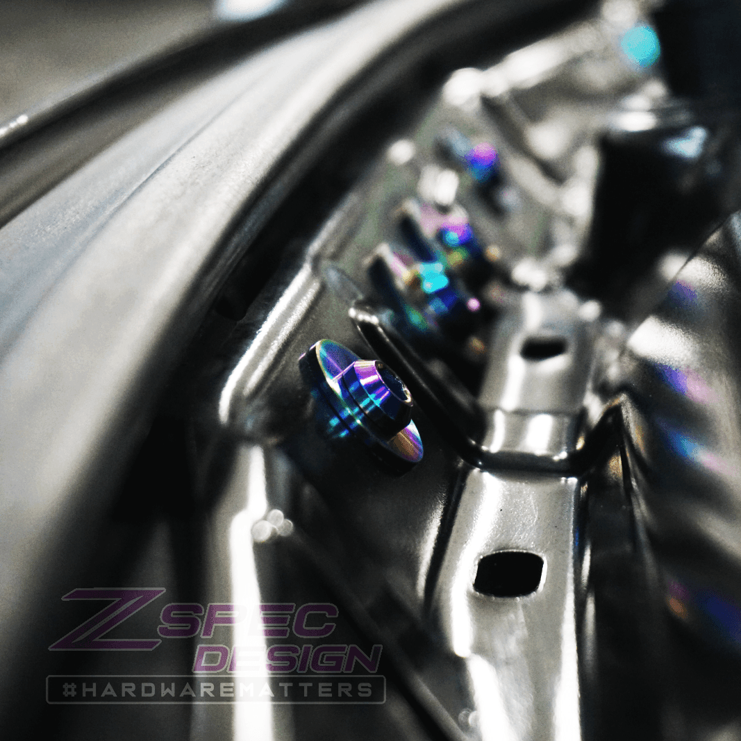 ZSPEC "Stage 2" Dress Up Bolts® Fastener Kit for '14-19 BMW 435i F32 3.0T, Titanium - ZSPEC Design LLC - Hardware Fasteners - 435i, bmw, F32, Fastener Kit, stage 2 - zspecdesign.com