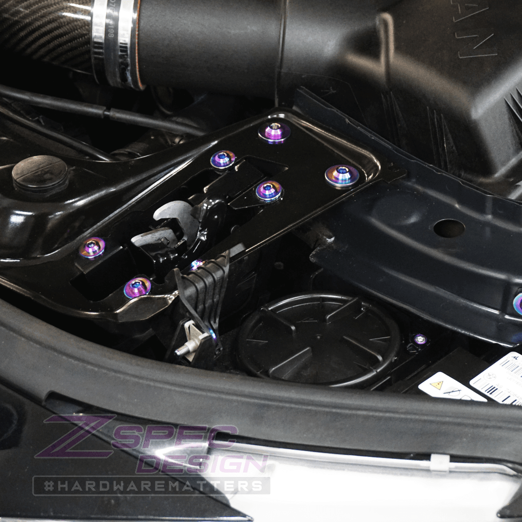 ZSPEC "Stage 2" Dress Up Bolts® Fastener Kit for '14-19 BMW 435i F32 3.0T, Titanium - ZSPEC Design LLC - Hardware Fasteners - 435i, bmw, F32, Fastener Kit, stage 2 - zspecdesign.com