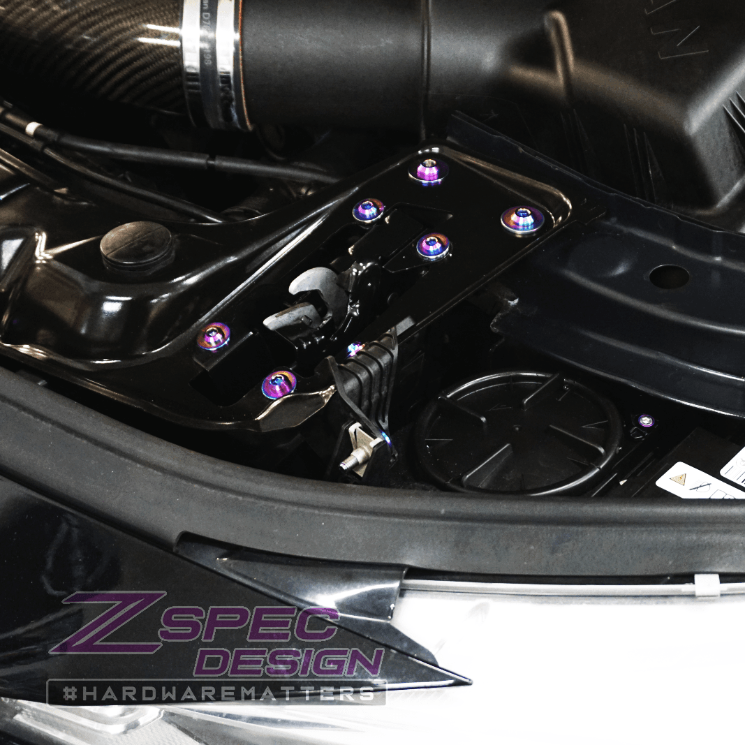 ZSPEC "Stage 2" Dress Up Bolts® Fastener Kit for '14-19 BMW 435i F32 3.0T, Titanium - ZSPEC Design LLC - Hardware Fasteners - 435i, bmw, F32, Fastener Kit, stage 2 - zspecdesign.com