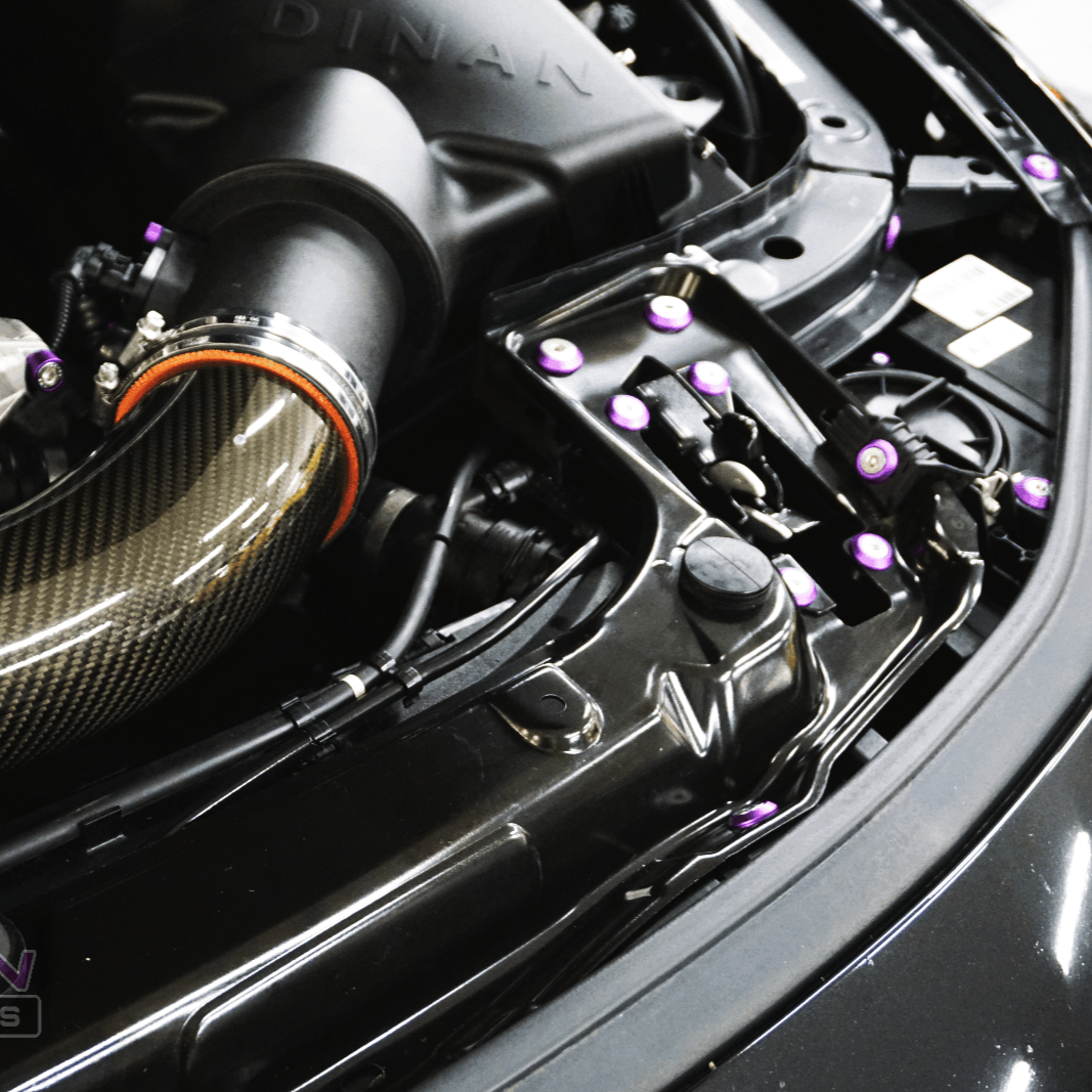 ZSPEC "Stage 2" Dress Up Bolts® Fastener Kit for '14-19 BMW 435i F32 3.0T, Stainless & Billet - ZSPEC Design LLC - Hardware Fasteners - 435i, bmw, F32, Fastener Kit, stage 2 - zspecdesign.com
