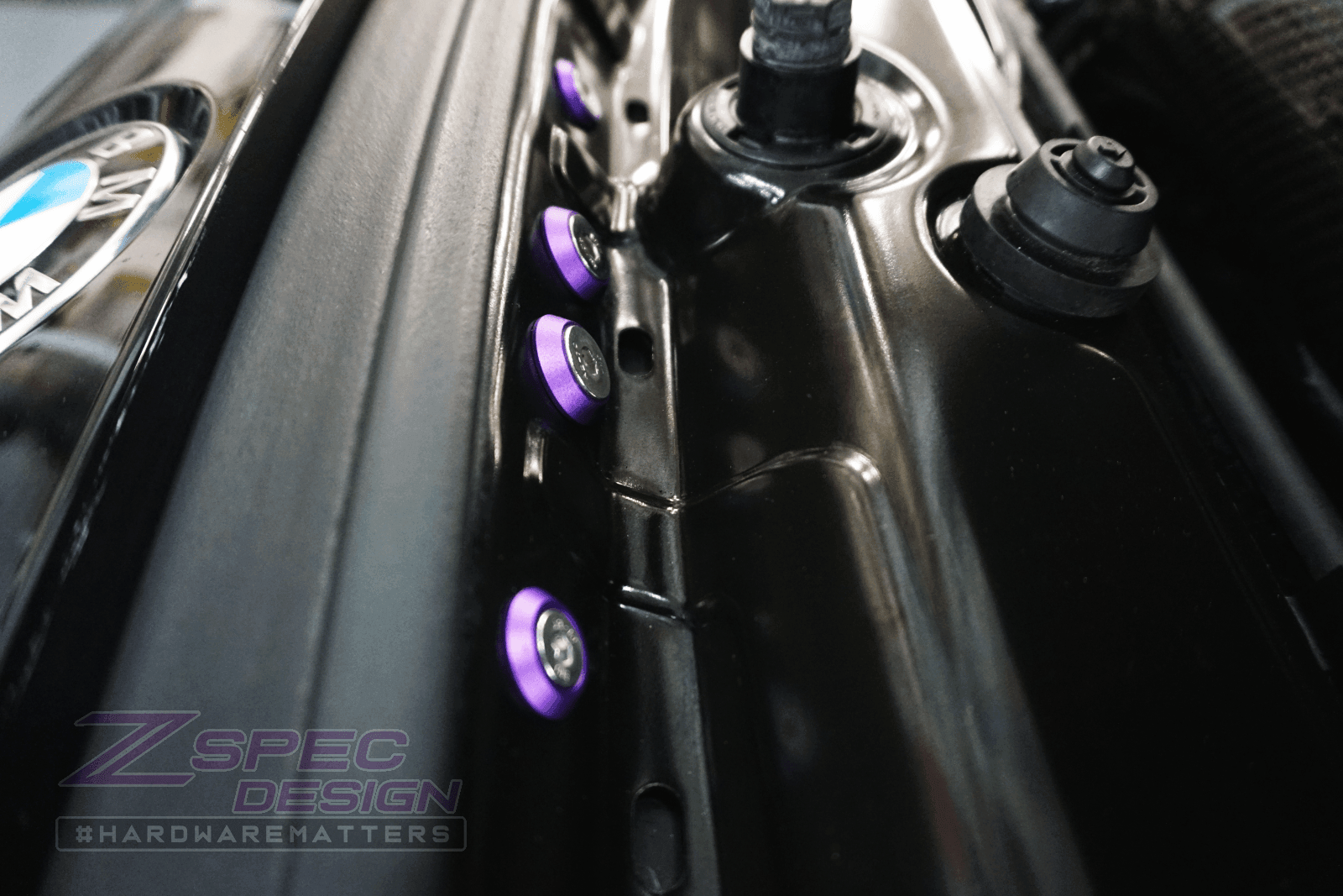 ZSPEC "Stage 2" Dress Up Bolts® Fastener Kit for '14-19 BMW 435i F32 3.0T, Stainless & Billet - ZSPEC Design LLC - Hardware Fasteners - 435i, bmw, F32, Fastener Kit, stage 2 - zspecdesign.com