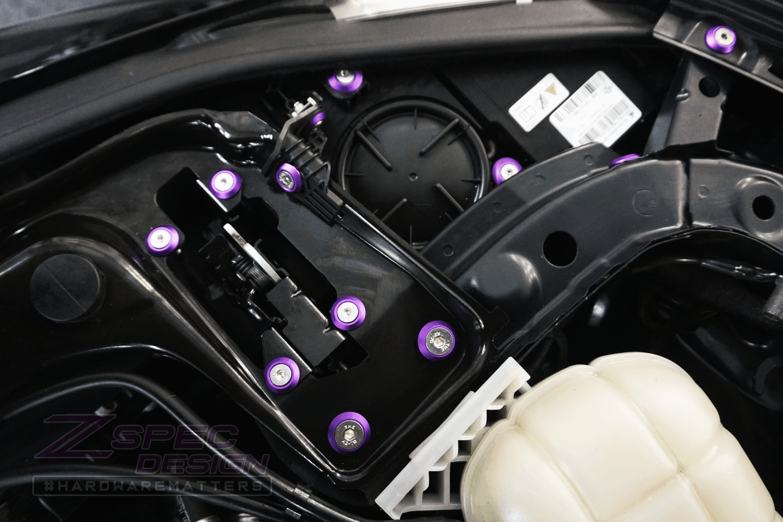 ZSPEC "Stage 2" Dress Up Bolts® Fastener Kit for '14-19 BMW 435i F32 3.0T, Stainless & Billet - ZSPEC Design LLC - Hardware Fasteners - 435i, bmw, F32, Fastener Kit, stage 2 - zspecdesign.com