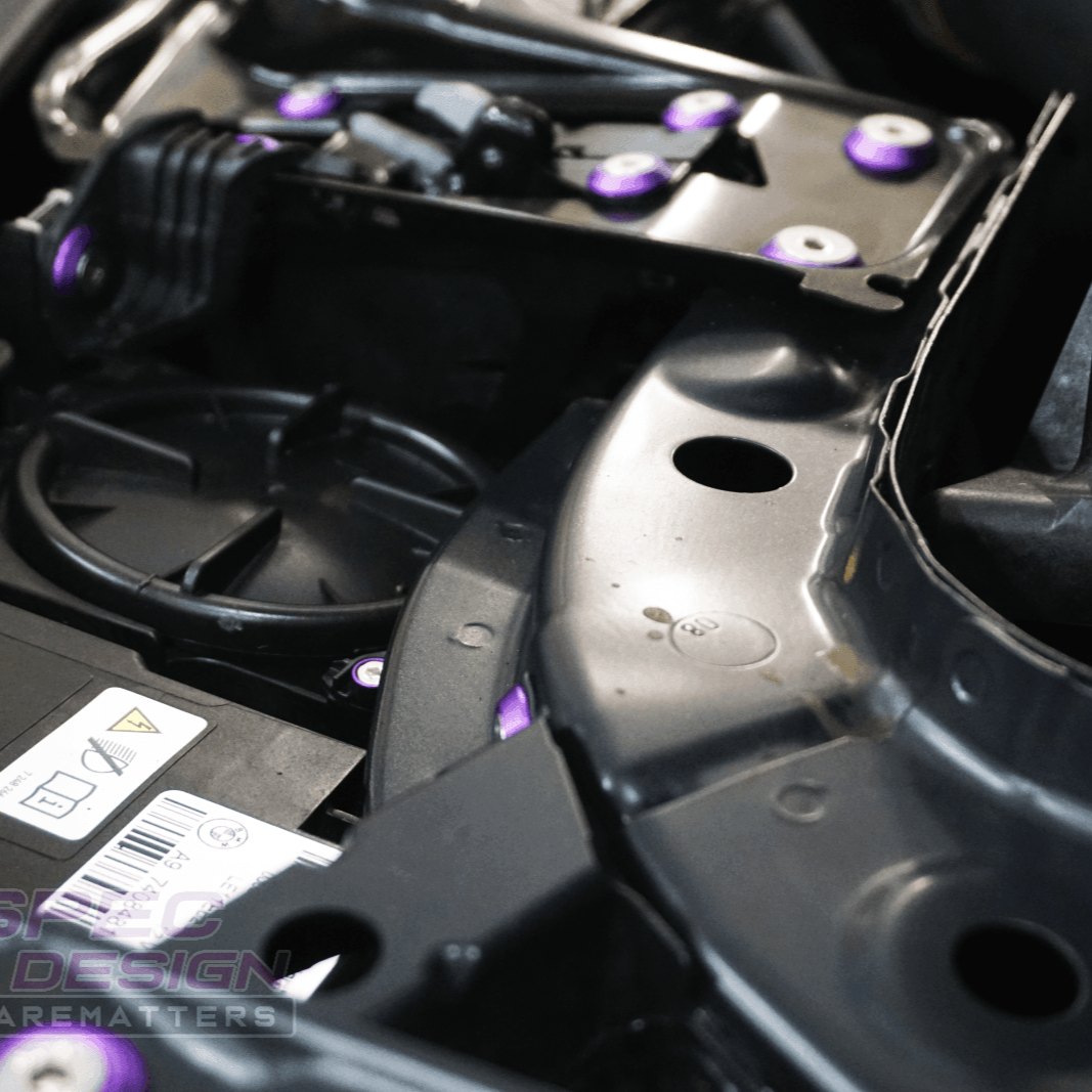 ZSPEC "Stage 2" Dress Up Bolts® Fastener Kit for '14-19 BMW 435i F32 3.0T, Stainless & Billet - ZSPEC Design LLC - Hardware Fasteners - 435i, bmw, F32, Fastener Kit, stage 2 - zspecdesign.com