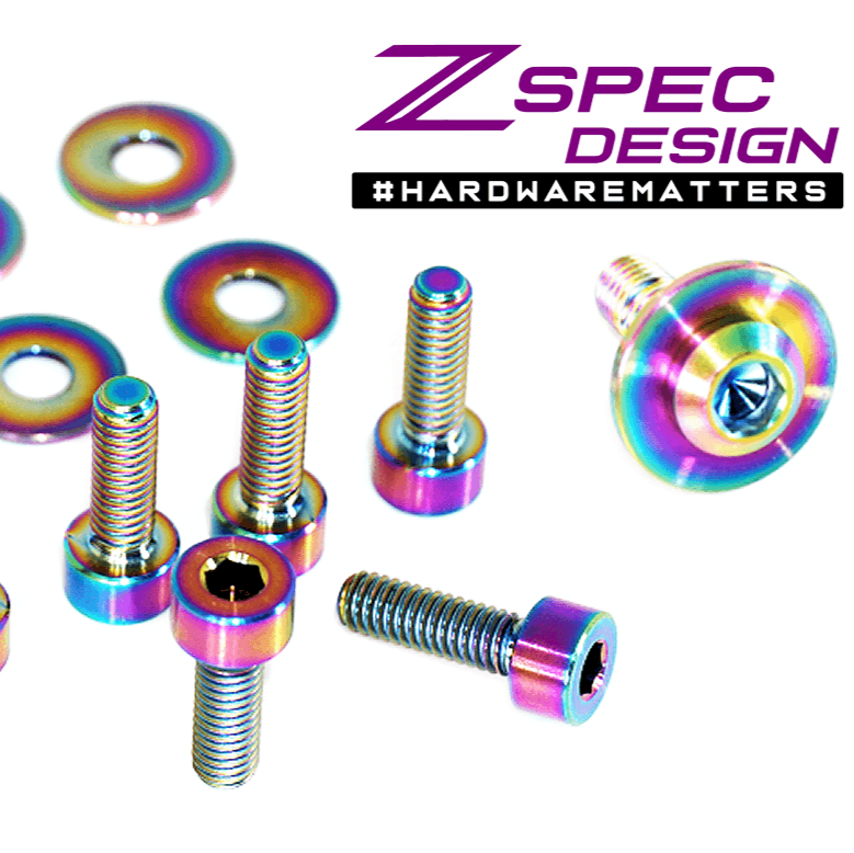 ZSPEC Dress Up Bolts®/Fastener Kit for Toyota Supra MK5 ESC Controller, Titanium - ZSPEC Design LLC - Hardware Fasteners - a90, Fastener Kit, gr, mkv, supra, titanium, toyota - zspecdesign.com