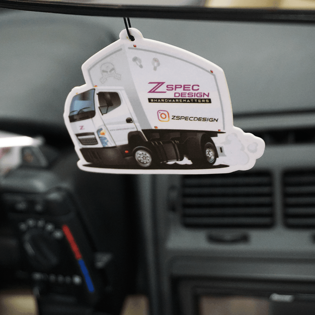 ZSPEC "Hardware-Matters" Delivery Truck Spring-Scented Air Freshener - ZSPEC Design LLC - Decals - air freshener, lifestyle - zspecdesign.com