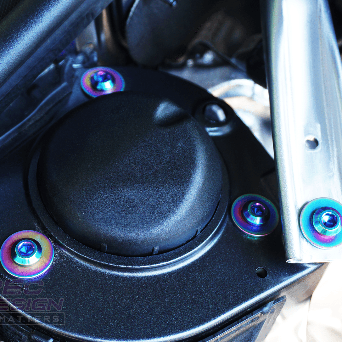 ZSPEC "Stage 2" Dress Up Bolts® Fastener Kit for '16-20 Audi A4 B9 2.0L, Titanium - ZSPEC Design LLC - Hardware Fasteners - a4, audi, b9, Fastener Kit, stage 2 - zspecdesign.com