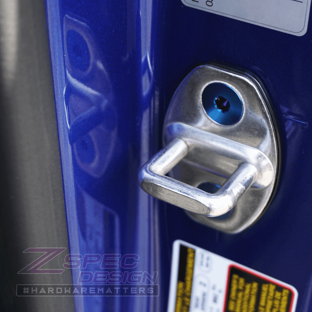 ZSPEC Dress Up Bolts® Door Strikers & Latches Fasteners for Audi S5 B8 EA837 3.0L, Titanium - ZSPEC Design LLC - Hardware Fasteners - a5, audi, b8, b8.5, ea837, Fastener Kit, s5 - zspecdesign.com