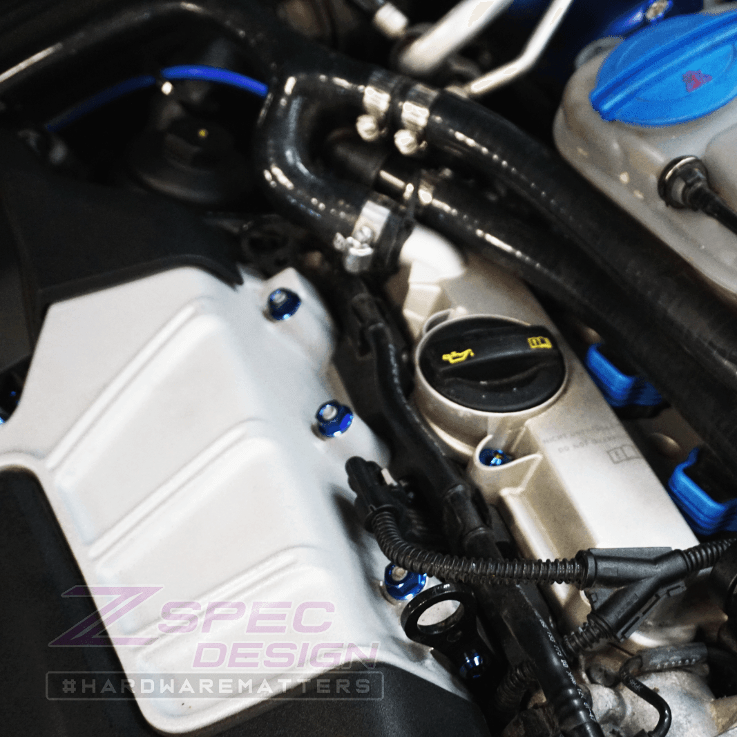 ZSPEC "Stage 2" Dress Up Bolts® Fastener Kit for Audi S5 B8 EA837 3.0L, Titanium - ZSPEC Design LLC - Hardware Fasteners - a5, audi, b8, b8.5, ea837, Fastener Kit, s5, stage 2 - zspecdesign.com