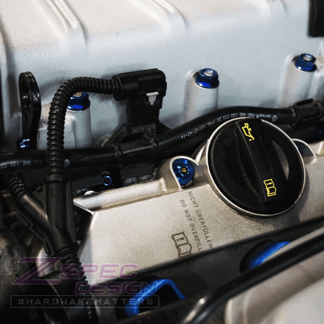 ZSPEC "Stage 2" Dress Up Bolts® Fastener Kit for Audi S5 B8 EA837 3.0L, Titanium - ZSPEC Design LLC - Hardware Fasteners - a5, audi, b8, b8.5, ea837, Fastener Kit, s5, stage 2 - zspecdesign.com