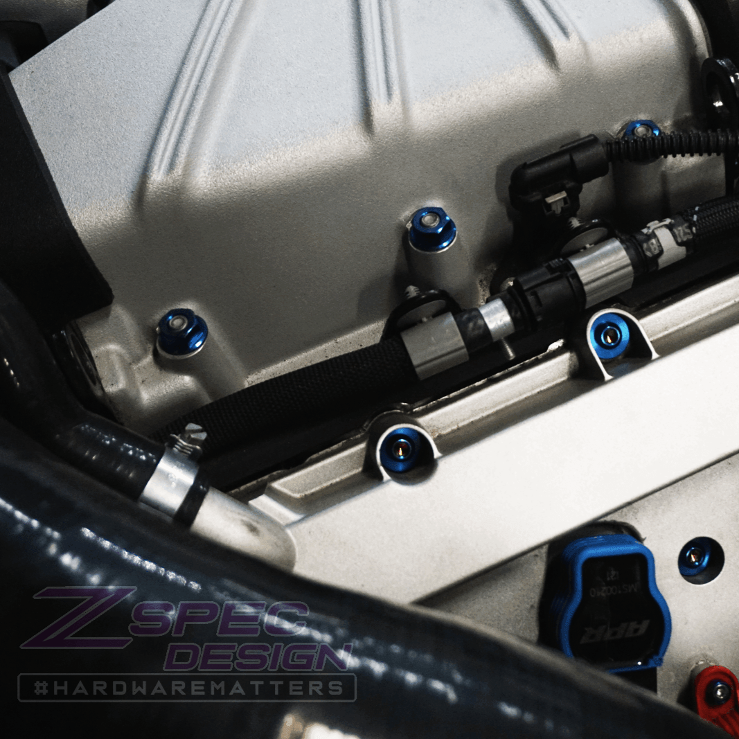 ZSPEC "Stage 2" Dress Up Bolts® Fastener Kit for Audi S5 B8 EA837 3.0L, Titanium - ZSPEC Design LLC - Hardware Fasteners - a5, audi, b8, b8.5, ea837, Fastener Kit, s5, stage 2 - zspecdesign.com
