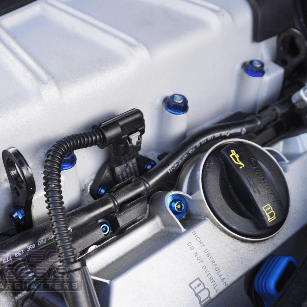 ZSPEC "Stage 2" Dress Up Bolts® Fastener Kit for Audi S5 B8 EA837 3.0L, Titanium - ZSPEC Design LLC - Hardware Fasteners - a5, audi, b8, b8.5, ea837, Fastener Kit, s5, stage 2 - zspecdesign.com