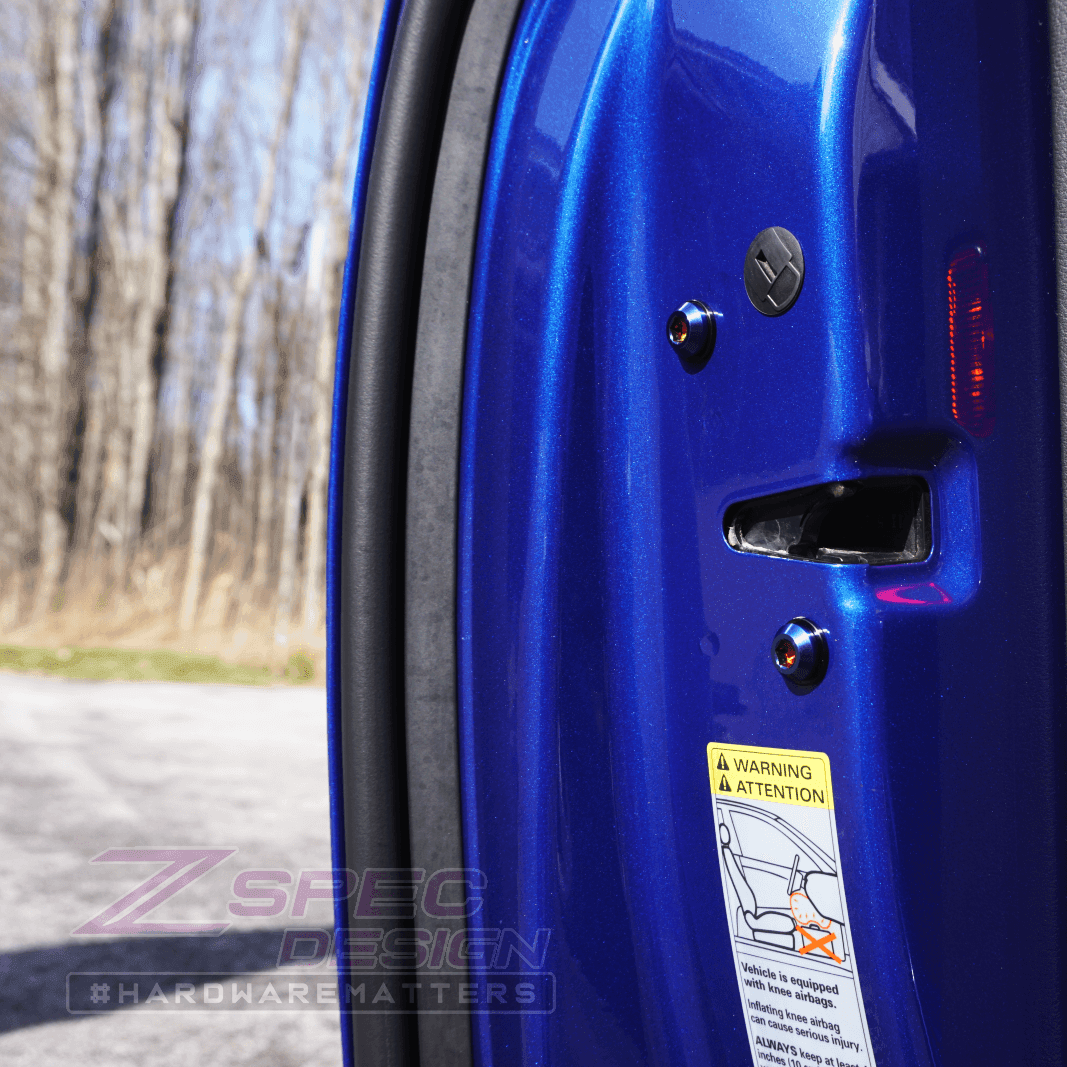 ZSPEC Door Strikers & Latches Fasteners, Audi S5 B8 EA837, Titanium ZSPEC Door Strikers & Latches Fasteners, Audi S5 B8 EA837, Titanium