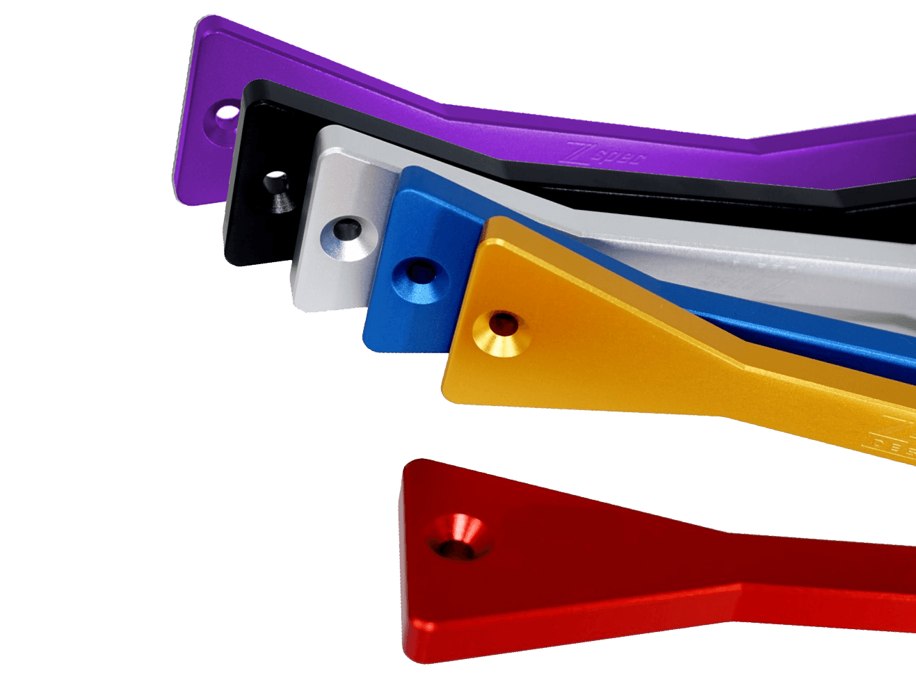 ZSPEC Battery Hold Down/Bracket for '03-09 Nissan 350z Z33, Billet, 2003 2004 2005 2006 2007 2008 2009, Engine Bay Dress-Up Black Red Gold Silver Blue Purple