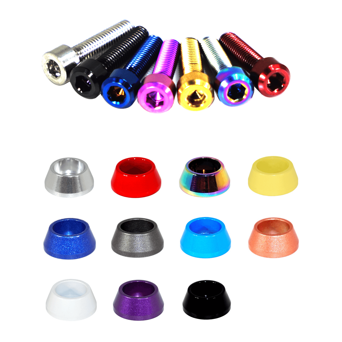 ZSPEC Dress Up Bolts® Body Kit Fastener, M5x20mm Titanium/Billet