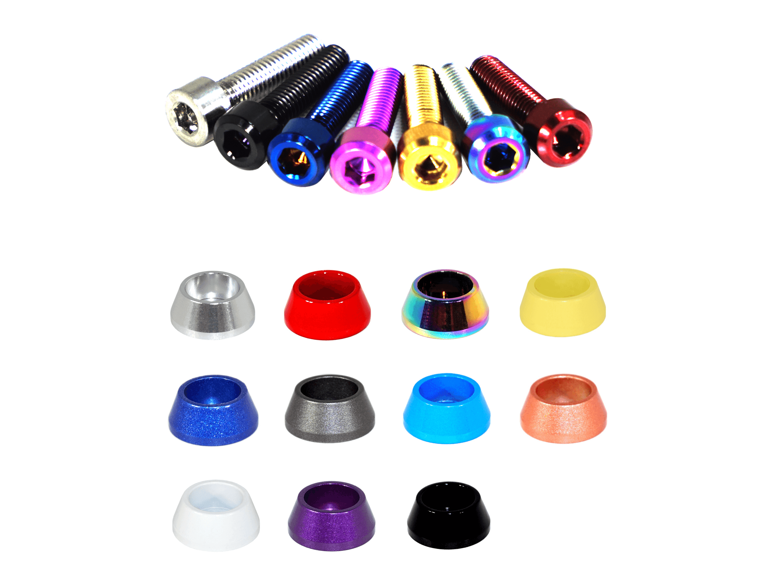ZSPEC Body Kit Fastener, M5x20mm Titanium & Billet w/RIVET NUT, Sold per each - ZSPEC Design LLC - Hardware Fasteners - body, body hardware, m5, per each, titanium - zspecdesign.com