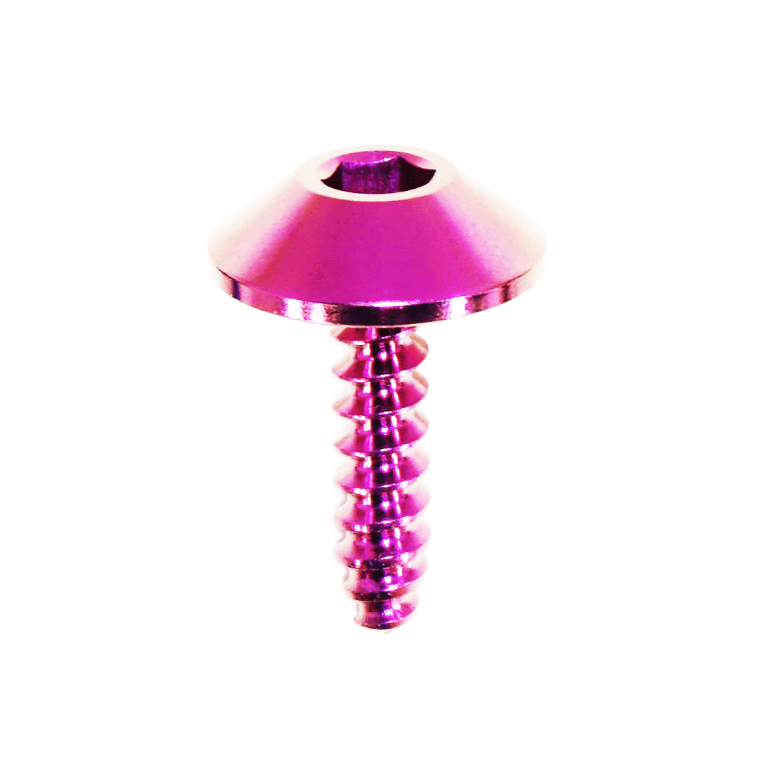 ZSPEC Coarse M4 x 16mm Fastener, Titanium Grade-5, per Each - ZSPEC Design LLC - Hardware Fasteners - body, body hardware, coarse, corvette, m4, per each, titanium - zspecdesign.com
