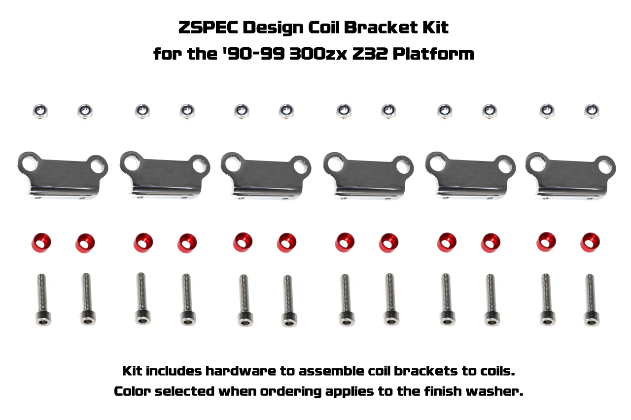 ZSPEC Polished Stainless Coil Brackets Kit (no Z), Nissan