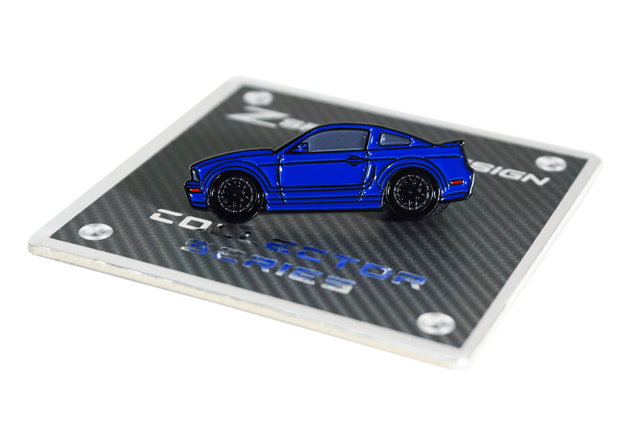 ZSPEC Collector Lapel / Hat Pin - Tribute to the S197 Ford Mustang - ZSPEC Design LLC - Pin - accessory, ford, ford pin, lapel, lifestyle, mustang, pin, s197 - zspecdesign.com