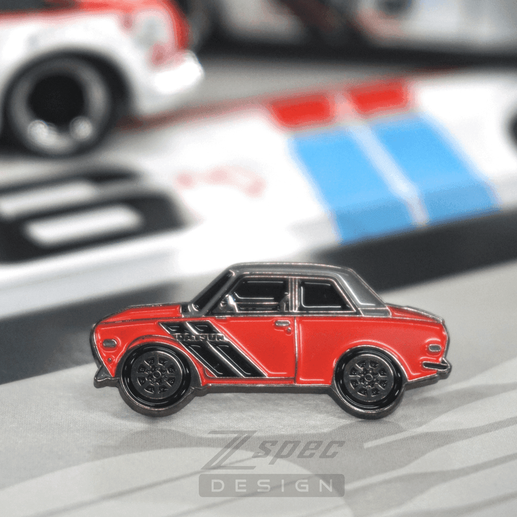 ZSPEC Datsun 510 "Daily Driver" Lapel / Hat Pin - ZSPEC Design LLC - Collectibles - 510, accessory, datsun, lapel, lifestyle, nissan, nissan pin, pin - zspecdesign.com