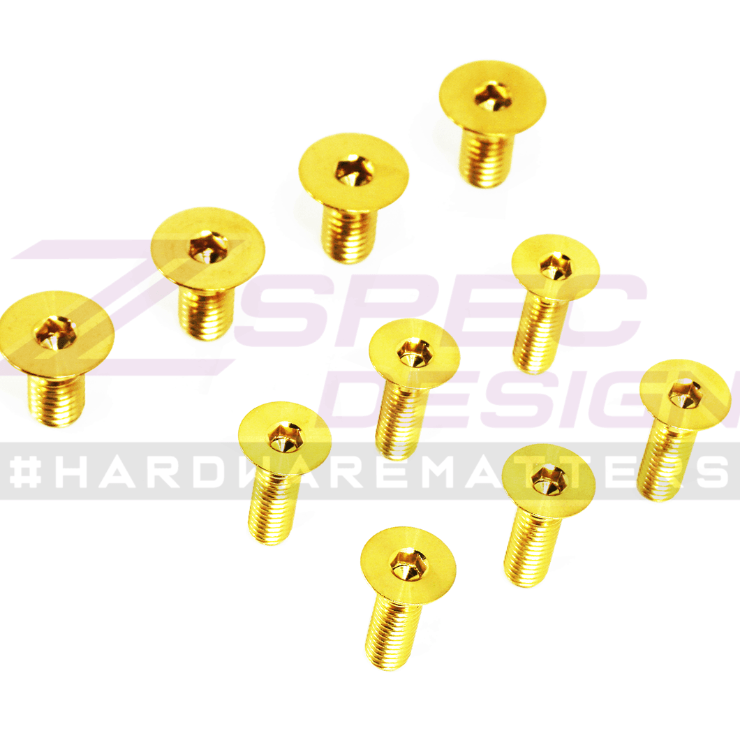 ZSPEC Dress Up Bolts® Fastener Kit, Door Jams Area for Datsun 280zx S130, Titanium - ZSPEC Design LLC - Hardware Fasteners - 280zx, door, door jam, nissan, s130 - zspecdesign.com