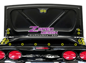 ZSPEC "Stage 2" Dress Up Bolts® Fastener Kit, '97-04 C5 Corvette 5.7L LS6, Titanium