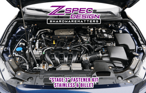 ZSPEC Dress-Up Fastener Kit for '14-17 Mazda3 2.0L Dress Up Bolt Stainless Steel SUS304 Socket Cap Head FHSC SHSC Hardware Red Gold Black Blue Neochrome Gunmetal Silver