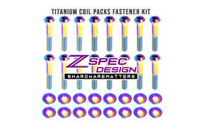 ZSPEC Titanium Coil Packs Fastener Kit for '16+ Chevy V8 Camaro SS  Titanium Grade-5 GR5 Hardware  Keywords Engine Bay Performance Upgrade Hobby Garage Auto Car Star Valve Cover Fenders Throttle Body